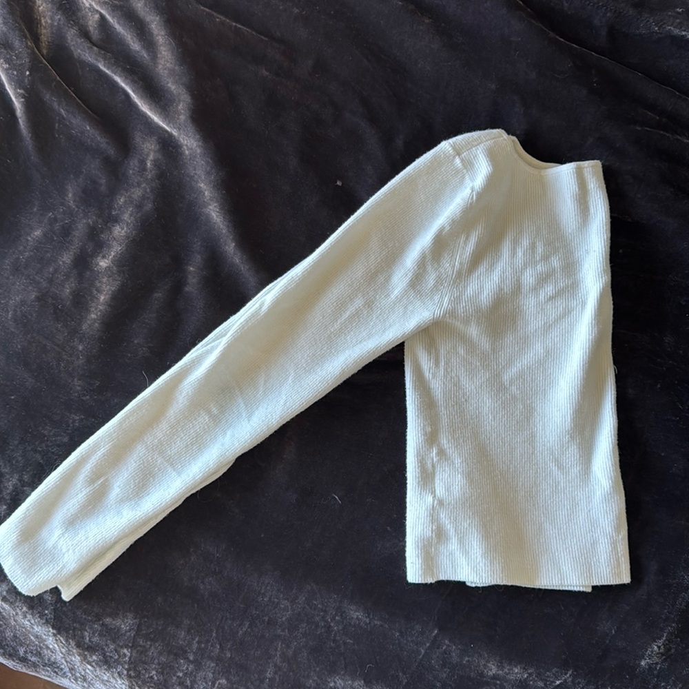 Wilfred white crop long sleeve Medium